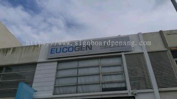 eucogen normal metal g.i signboard at klang