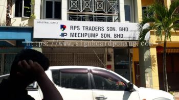 Rps Traders Sdn bhd Normal G.i metal signboard at sentosa klang