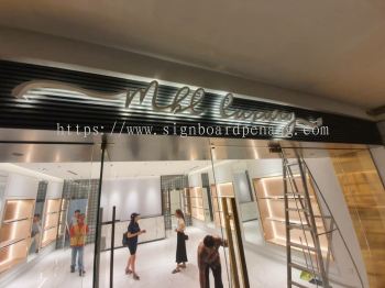 mee luxung Eg 3D box up lettering LED backlit signage at publika damansara pj Kuala Lumpur