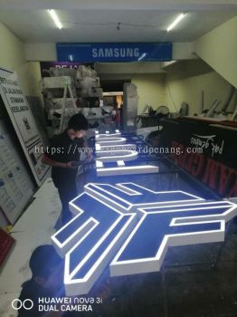 future pub we 3D LED eg conceal box up lettering signage signboard at damansara petaling jaya Kuala Lumpur