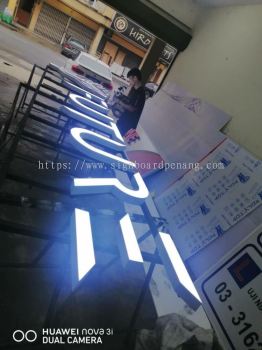 future pub we 3D LED eg conceal box up lettering signage signboard at damansara petaling jaya Kuala Lumpur