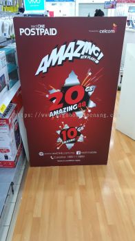 red one inkjet wallpaper sticker at damansara Kuala Lumpur