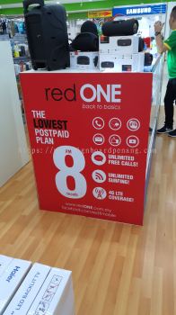 red one inkjet wallpaper sticker at damansara Kuala Lumpur