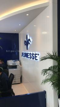 Jenuesse 3D Eg box up led backlit lettering sigange at subang jaya Kuala Lumpur