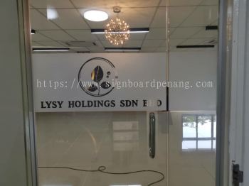 Lysy holding sdn bhd frosted sticker at puchong Kuala Lumpur