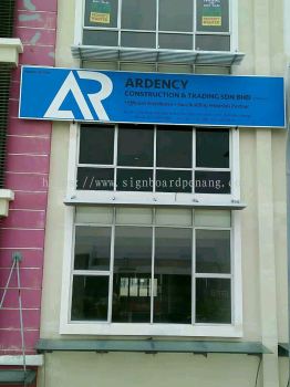 Ardency Normal Metal G.i color board signboard in setia alam setia taipan