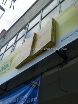 IK Yellow 3D acrylic LED box up lettering signboard at cheras Kuala Lumpur