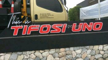 Tifosi uno 3D LED conceal box up lettering signboard at bangsa Kuala Lumpur