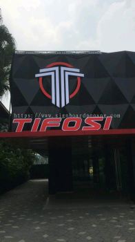 Tifosi uno 3D LED conceal box up lettering signboard at bangsa Kuala Lumpur