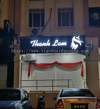 thanh lam Solon 3D led box up channel lettering signage signboard at meru klang 