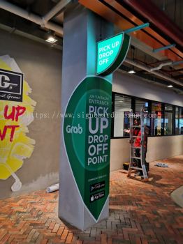 Grap food pick up wallpaper sticker at Kuala Lumpur