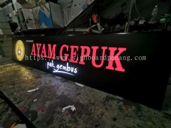 3D LED box up frontlit siganage at klang Kuala Lumpur