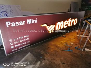 3D LED box up frontlit siganage at klang Kuala Lumpur