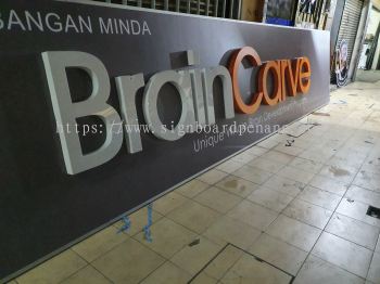 3d led channel box up lettering led frontlit signage at Kuala Lumpur selangor area