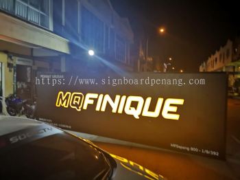 3d led channel box up lettering led frontlit signage at Kuala Lumpur selangor area