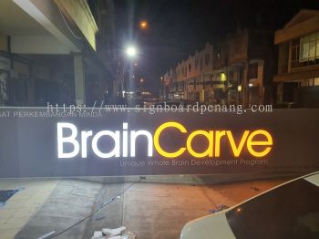 3d led channel box up lettering led frontlit signage at Kuala Lumpur selangor area