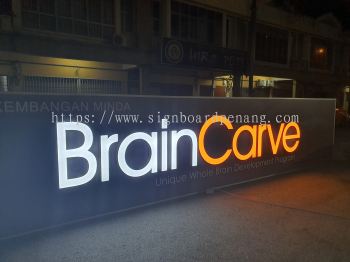 3d led channel box up lettering led frontlit signage at Kuala Lumpur selangor area