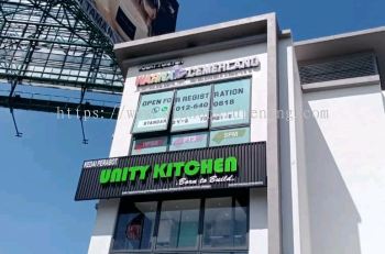 3d LED Eg box up led frontlit lettering signage signboard at Kuala Lumpur klang puchong setia alam and pataling jaya 