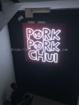 Indoor LED Neon bar signage signboard at Solaris damansara Kuala Lumpur