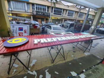 Preferred Optical Aluminium Ceiling Trim Casing 3D Box Up Led Frontlit Lettering Signage Signboard At Klang Kuala Lumpur 