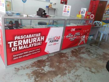 red one wallpaper printing signage signboard at klang kuala lumpur