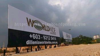 OUTDOOR PROJECT HOARDING SIGNBOARD AT PENANG | BUTTERWORTH | JURU