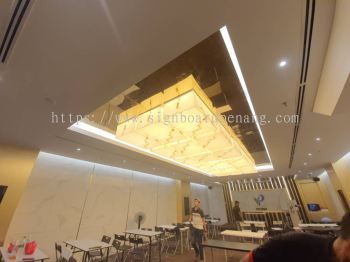 interior ceiling indoor light acrylic display 