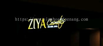 ziya 3d led fronlit lettering signage signboard at puchong kuala lumpur