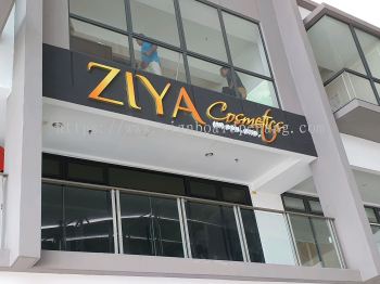 ziya 3d led fronlit lettering signage signboard at puchong kuala lumpur