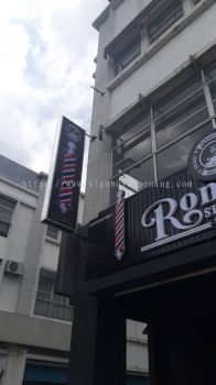 romeos aluminium ceiling trim casing base 3d led frontlit lettering signage signboard at klang kuala lumpur puchong shah alam