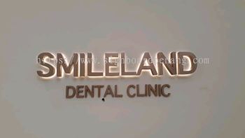 smileland dental clinic 3d led backlit signage signboard at klang kuala lumpur puchong shah alam