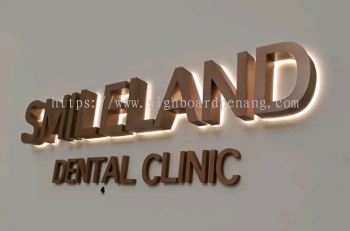 smileland dental clinic 3d led backlit signage signboard at klang kuala lumpur puchong shah alam