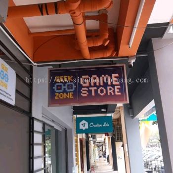 geek zone gi metal signage signboard at klang kuala lumpur puchong shah alam