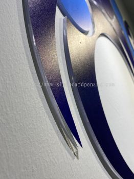 company logo indoor 3d acrylic cut out logo lettering signage signboard at klang kuala lumpur shah alam puchong kepong