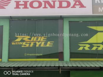 vehicle shop glass sticker signage signboard at klang kuala lumpur shah alam puchong kepong bangsar