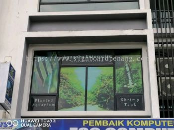 glass mirror window sticker signage signboard at klang kuala lumpur shah alam puchong kepong