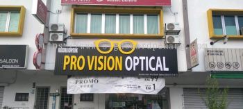 pro vision optical aluminium trism ceiling casing base 3d led frontlit lettering signage signboard at klang kuala lumpur shah alam puchong kepong subang kota kemuning damansara