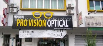 pro vision optical aluminium trism ceiling casing base 3d led frontlit lettering signage signboard at klang kuala lumpur shah alam puchong kepong subang kota kemuning damansara