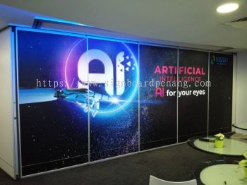 vista eye wallpaper printing indoor signage signboard at klang kuala lumpur shah alam puchong kepong subang jaya damansara