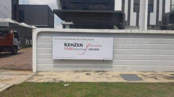 kehzen company factory metal gi outdoor signage signboard at klang kuala lumpur shah alam puchong kepong damansara subang