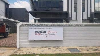 kehzen company factory metal gi outdoor signage signboard at klang kuala lumpur shah alam puchong kepong damansara subang