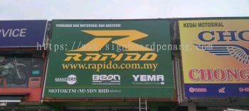 rapido zig zig fabric billboard signage signboard at kepong damansara subang jaya kuala lumpur shah alam