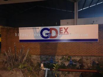 gdex metal gi signage signboard at kepong damansara kuala lumpur shah alam puchong