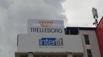 trelleborg metal gi signage signbaord at shah alam puchong kepong damansars 