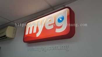 3d led conceal frontlit conceal logo signage signboard at kepong damansara subang jaya kuala lumpur klang cheras 