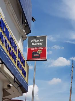 double side gi metal signage signboard at kepong damansara sungai buloh cheras kuala lumpur