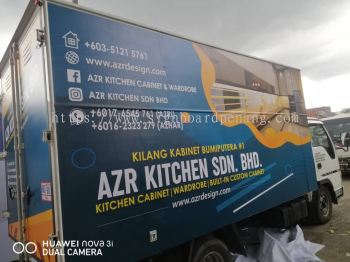 Azr Kitchen Lorry Truck Sticker Signage Signboard 