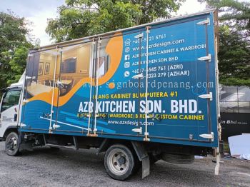 Azr Kitchen Lorry Truck Sticker Signage Signboard 