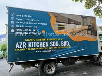 Azr Kitchen Lorry Truck Sticker Signage Signboard 