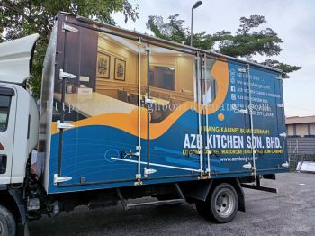 Azr Kitchen Lorry Truck Sticker Signage Signboard 